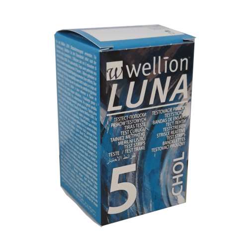 Wellion LUNA Тест-полоски Холестерин 5 шт